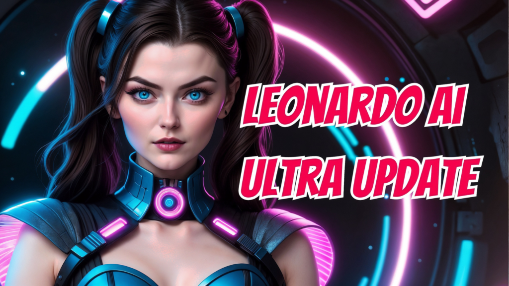 Leonardo AI Blog Image Header Jessica, with The Real AI Agents Leonardo AI Ultra Image of her as a Digital Queen
