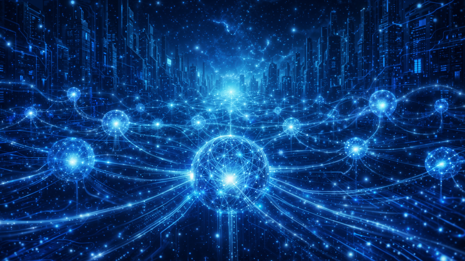 Future AI systems network visualization