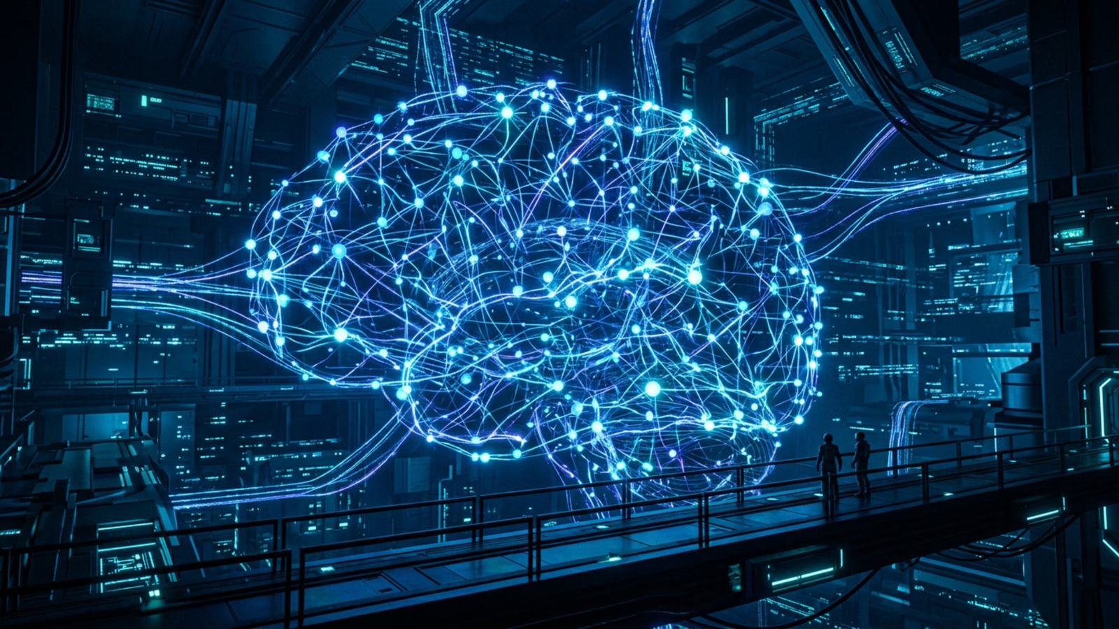 Future AI systems network visualization