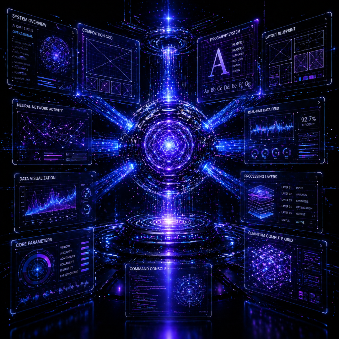 ChatGPT image generator update 2026 holographic AI dashboard system
