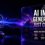 Futuristic AI core transforming data into a fully rendered landscape image with text overlay “AI Image Generation Just Changed” representing the ChatGPT image generator update in 2026