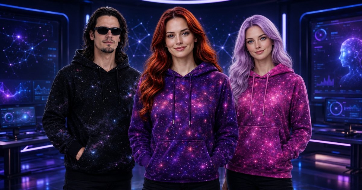 Jessica Chris and Astra as TRAIA tutorial avatars in a futuristic AI studio